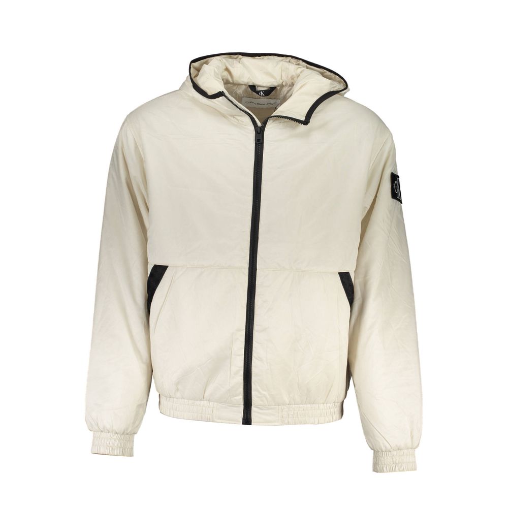 Calvin Klein Beige Recycled Polyester Men's Jacket