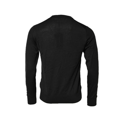 Dolce & Gabbana Dark Gray Cotton DG Logo Sweatshirt Sweater