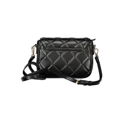 Mario Valentino Black Polyurethane Women Handbag