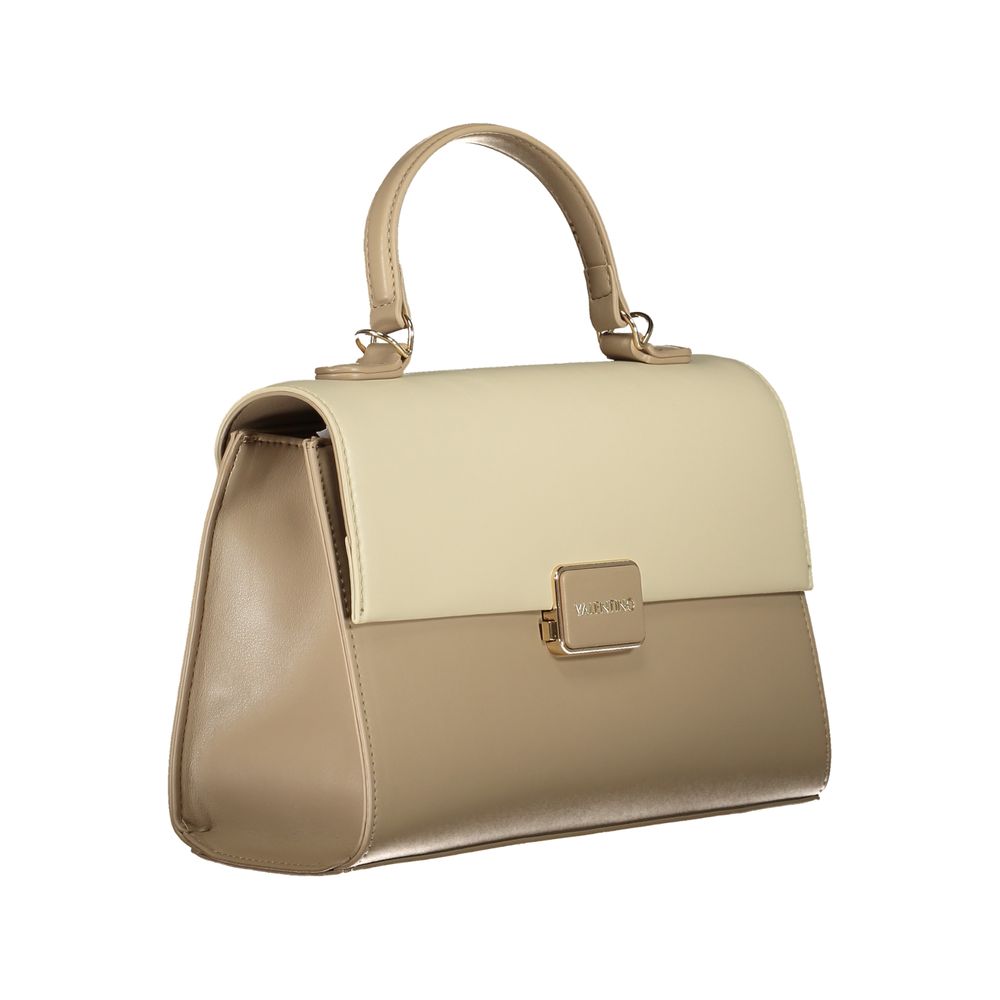 Mario Valentino Beige Polyurethane Women Handbag