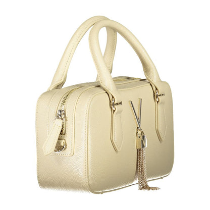 Mario Valentino Beige Polyurethane Women Handbag