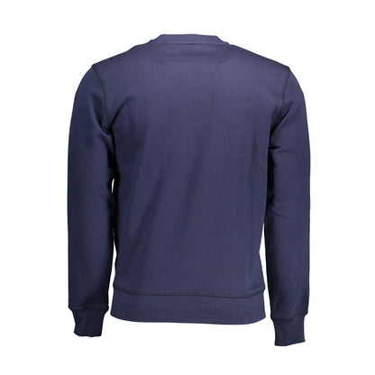North Sails Blue Cotton Men's Sweatshirt