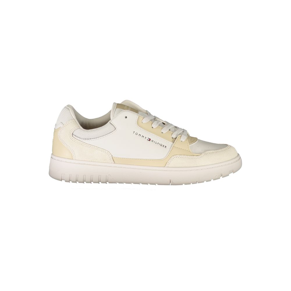 Tommy Hilfiger Beige Polyurethane Men Sneaker