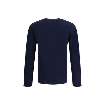 Valentino Blue Fleece Wool Sweatshirt