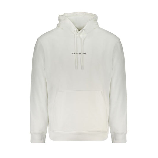 Calvin Klein White Cotton Men's Sweatshirt
