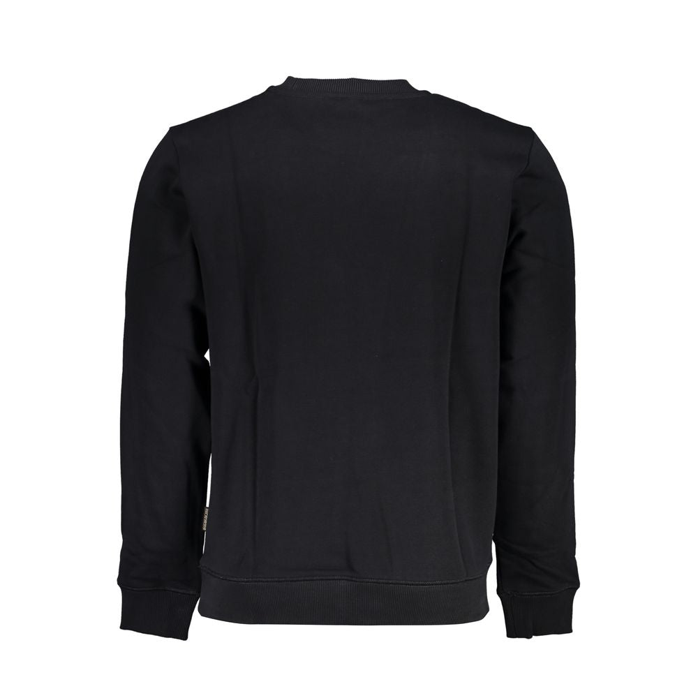 Napapijri Black Cotton Sweatshirt Napapijri