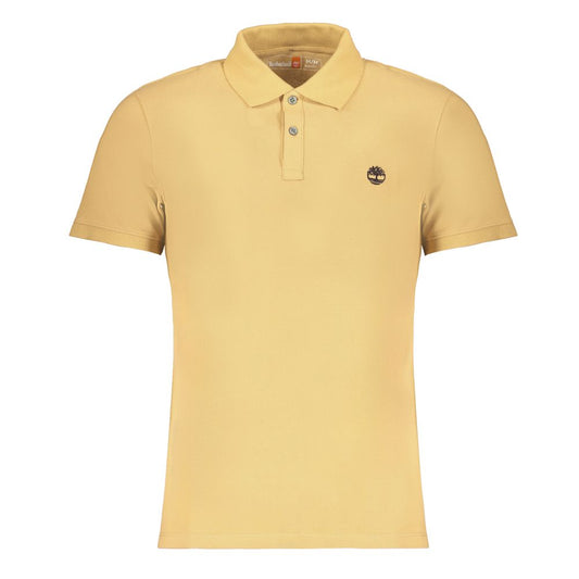 Timberland Beige Cotton Polo Shirt Timberland
