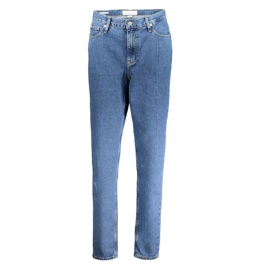 Calvin Klein Blu Cotton Womens Jeans