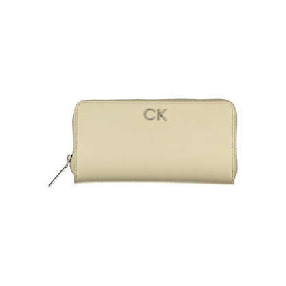 Calvin Klein Beige Polyurethane Women Wallet