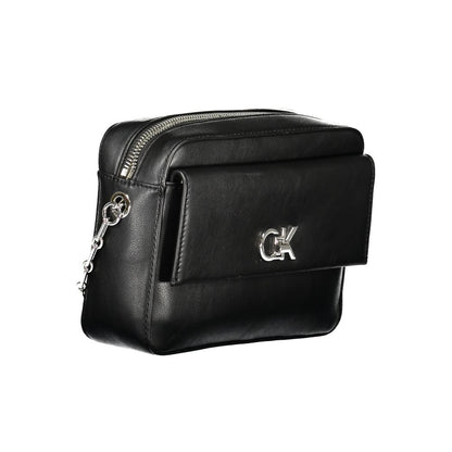 Calvin Klein Black Polyester Women Shoulder Bag