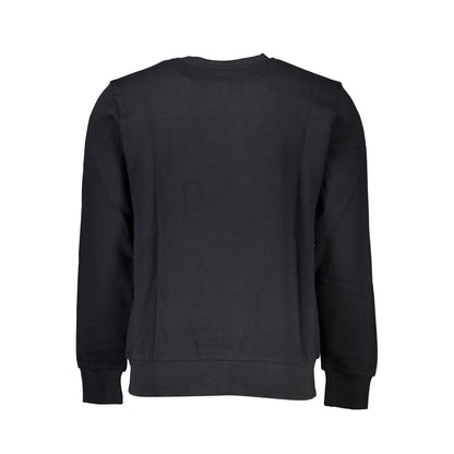North Sails Black Cotton Men Sweatshirt
