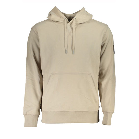 Calvin Klein Beige Cotton Men's Sweatshirt Calvin Klein