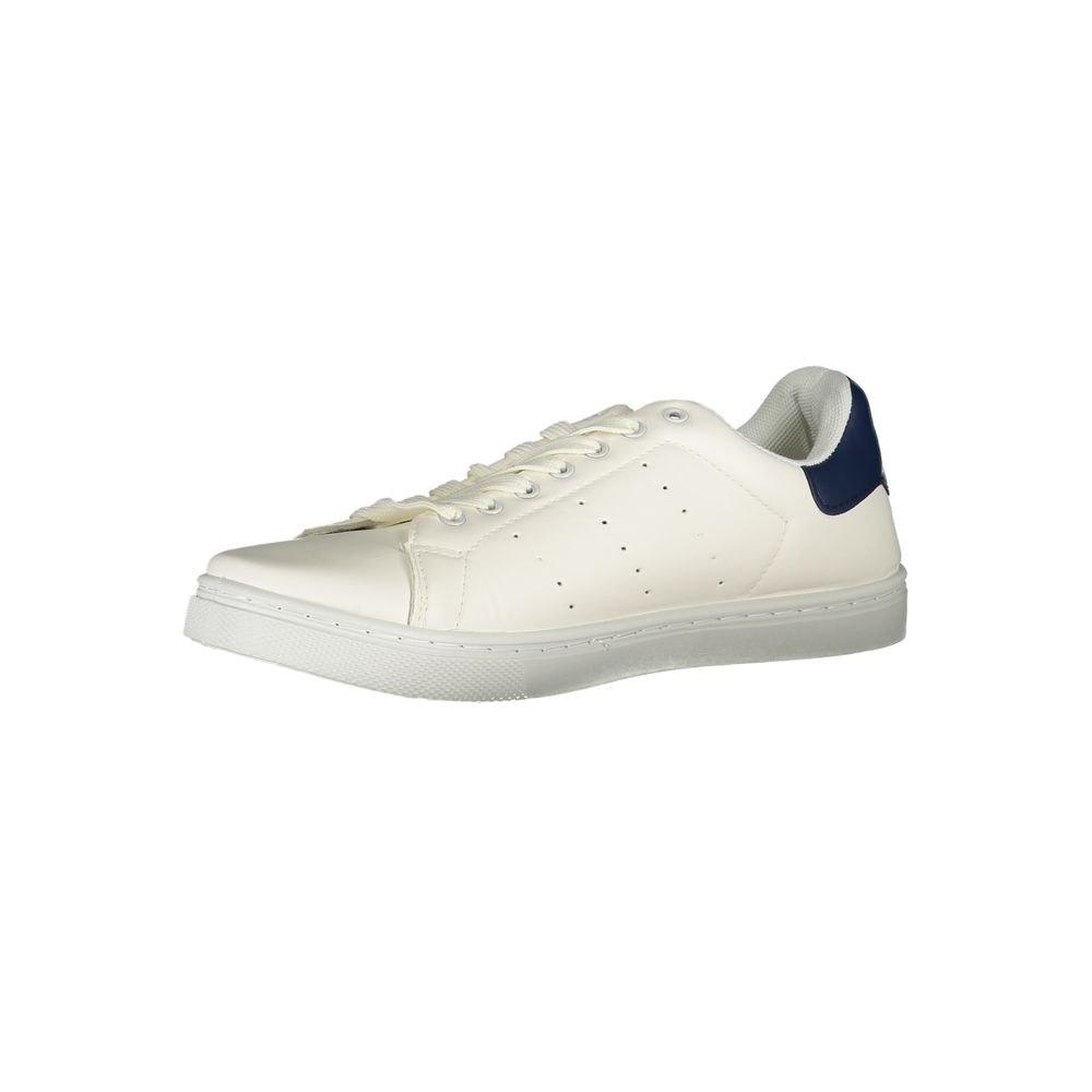 Norway 1963 White Polyester Athletic Sneakers