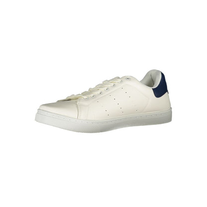 Norway 1963 White Polyester Athletic Sneakers Norway 1963