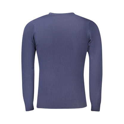 Cavalli Class Blu Viscosa Men Sweater
