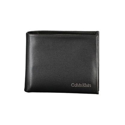 Calvin Klein Black Polyurethane Men Wallet