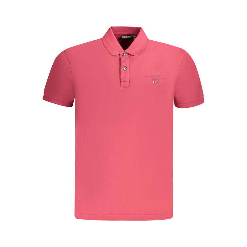 Napapijri Rosso Cotton Men Polo
