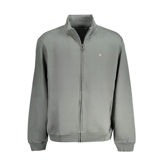 Napapijri Verde Cotton Men Sweatshirt