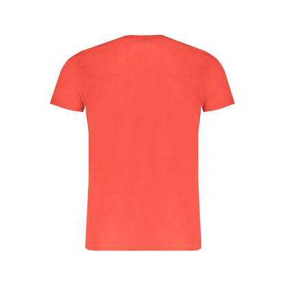 Trussardi Rosso Cotton Men T-Shirt