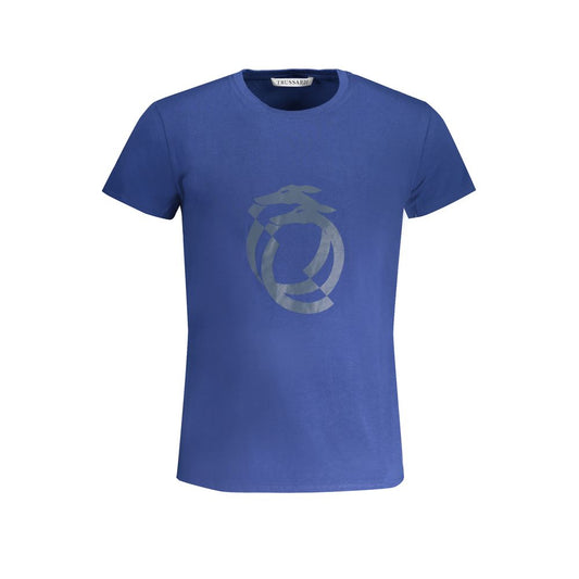 Trussardi Blue Cotton Men's T-Shirt