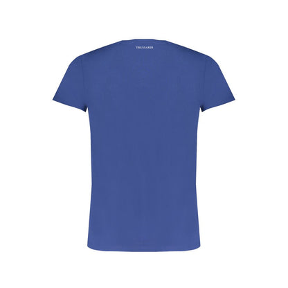 Trussardi Blue Cotton Men T-Shirt