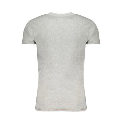 Aeronautica Militare Gray Cotton T-Shirt Aeronautica Militare