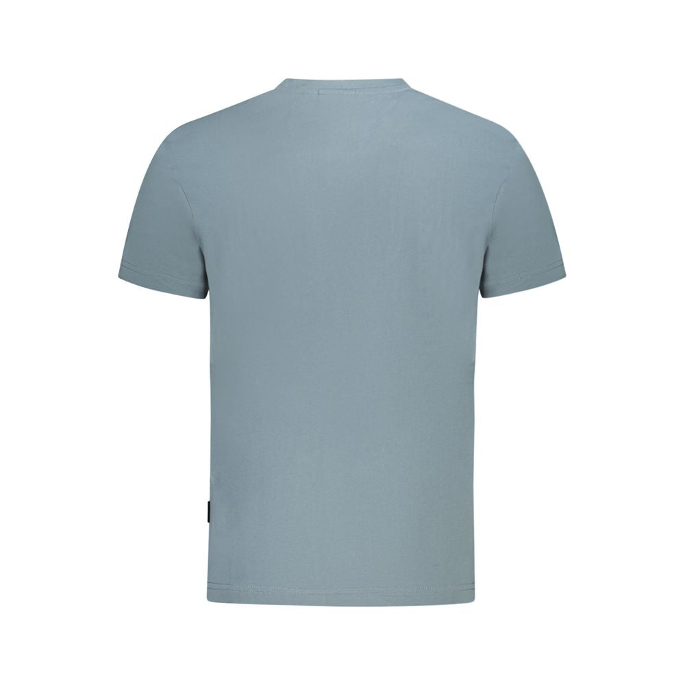 Napapijri Grigio Cotton Men T-Shirt