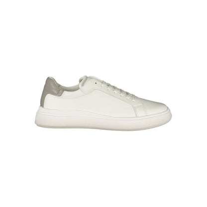 Calvin Klein White Polyurethane Men Sneaker