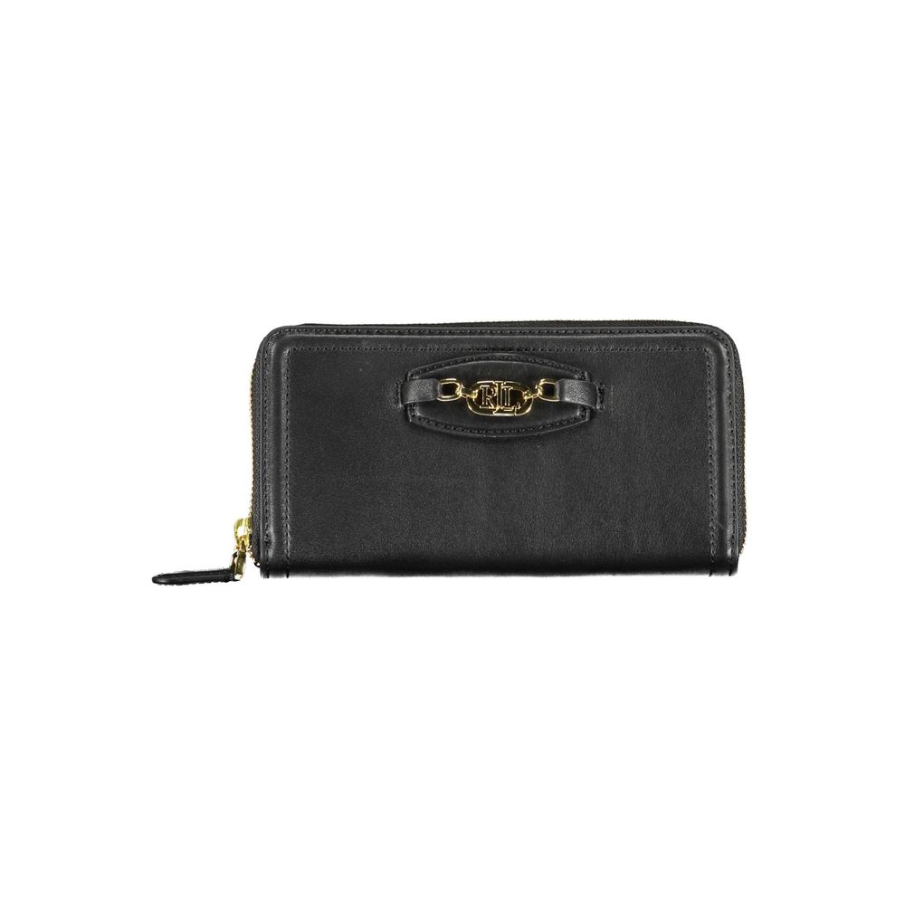 Ralph Lauren Black Polyurethane Women Wallet