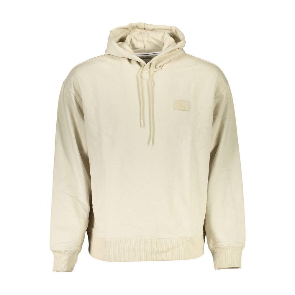 Calvin Klein Beige Cotton Mens Sweatshirt Calvin Klein