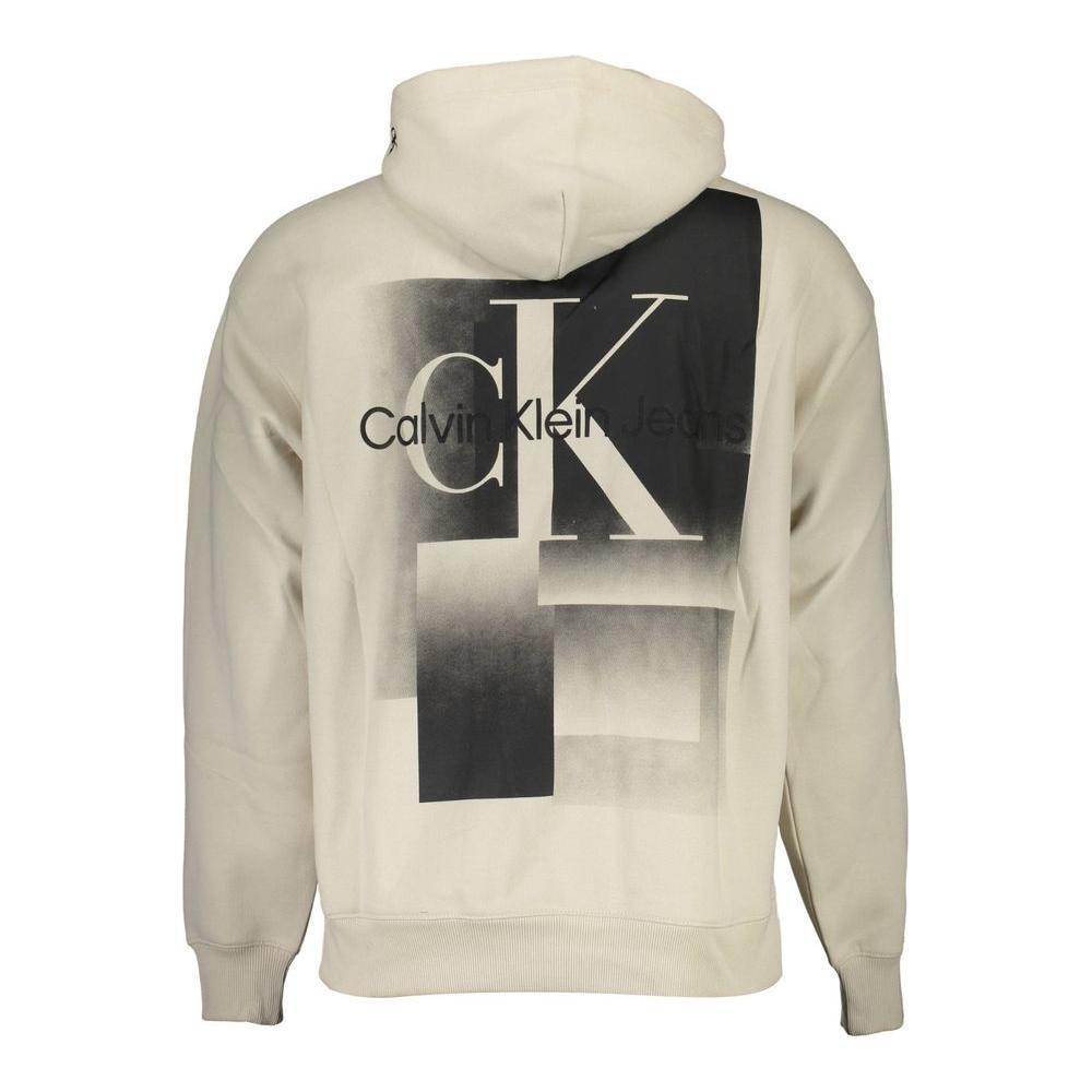 Calvin Klein Beige Cotton Men's Sweatshirt Calvin Klein