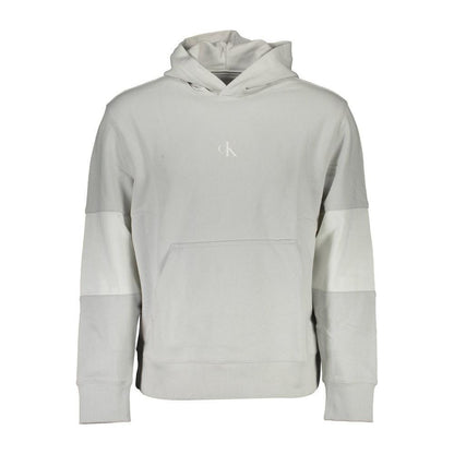Calvin Klein Gray Cotton Men Sweatshirt
