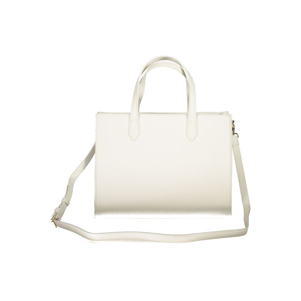 Mario Valentino White Polyurethane Women Handbag