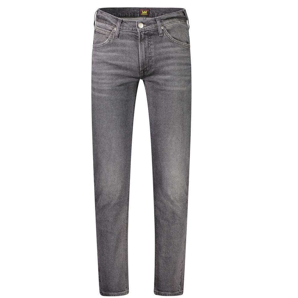 Lee Black Cotton Straight-Leg Jeans Lee