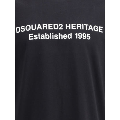 Dsquared² Black Cotton T-Shirt Dsquared²