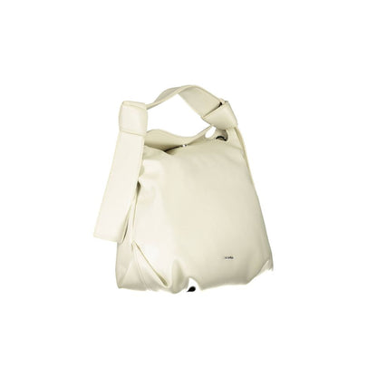 Calvin Klein Beige Polyester Handbag Calvin Klein