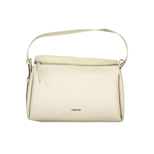 Calvin Klein Beige Polyester Handbag Calvin Klein