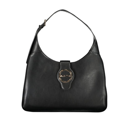 Mario Valentino Black Polyurethane Women Handbag