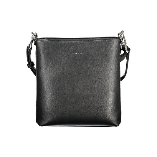 Calvin Klein Black Polyester Woman Shoulder Bag