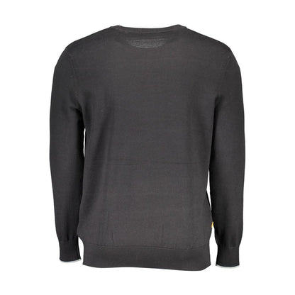 Timberland Black Organic Cotton Men Sweater