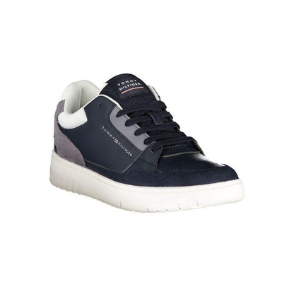 Tommy Hilfiger Blue Polyurethane Men Sneaker