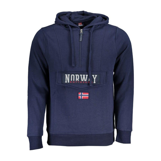 Norway 1963 Blue Cotton Sweater