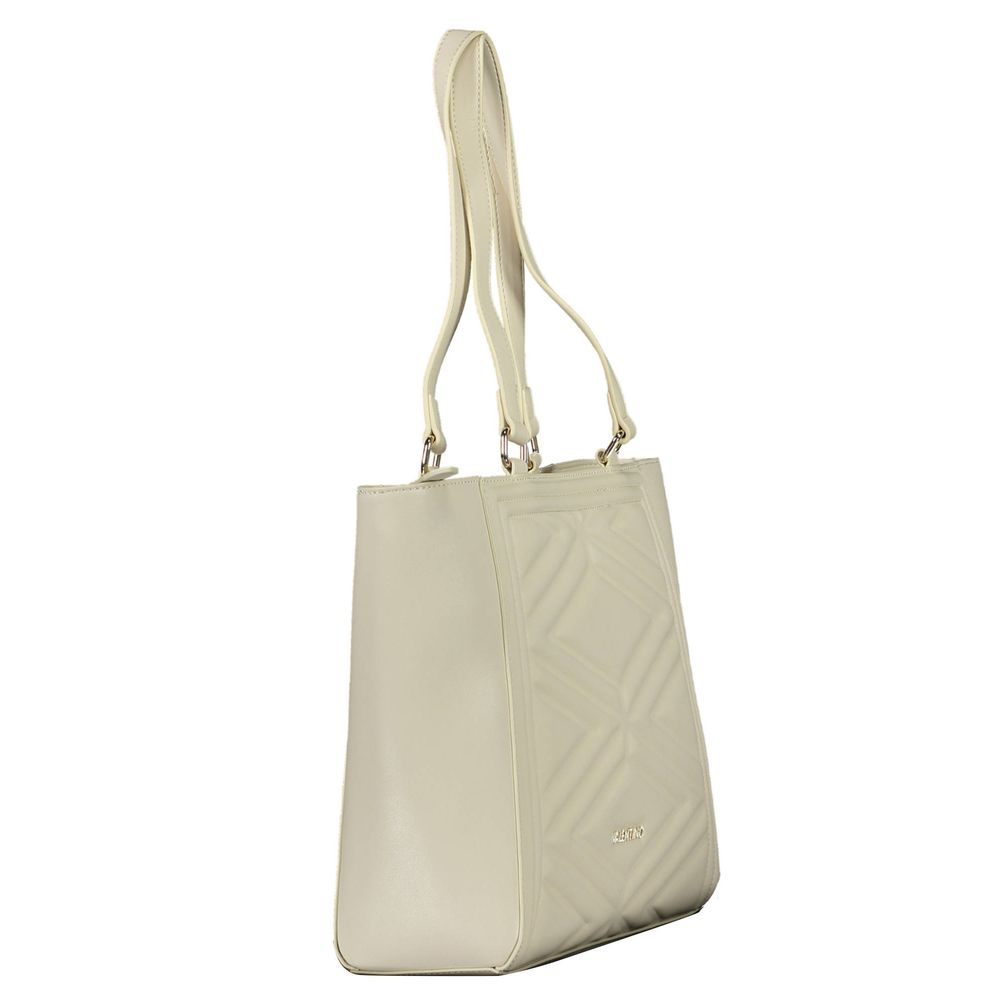 Mario Valentino Beige Polyurethane Women Handbag