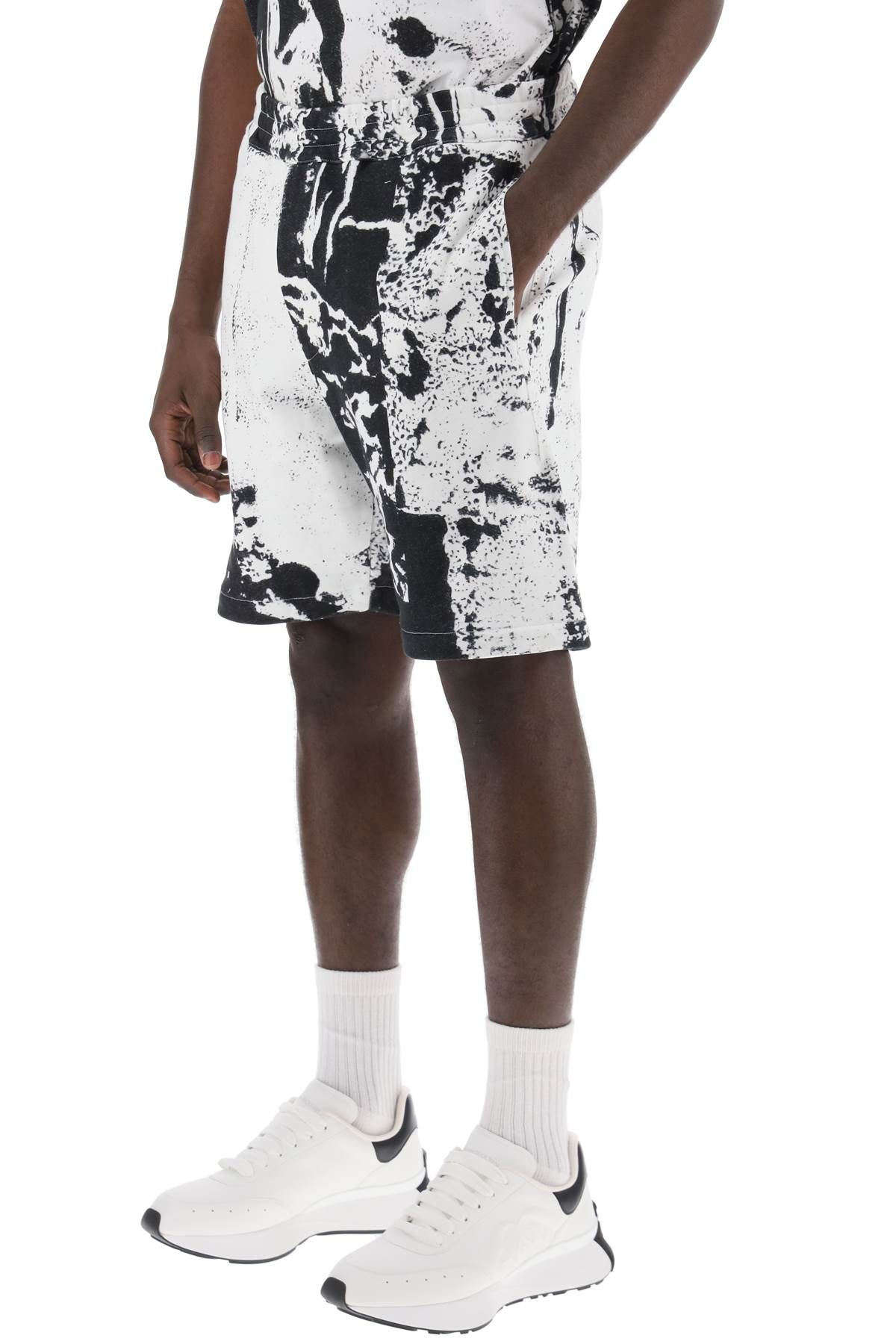 Alexander Mcqueen fold print sweat shorts Short trousers Alexander Mcqueen