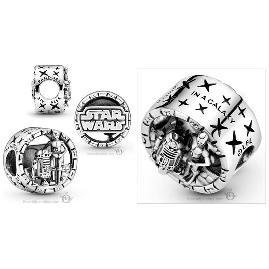 PANDORA CHARMS STAR WARS COLLECTION Mod. R2D2 DESIGNER FASHION JEWELLERY PANDORA