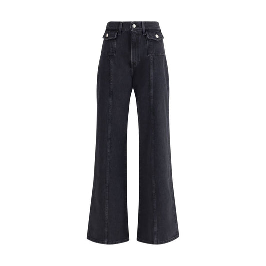7FOR Black Cotton Jeans Denim 7FOR