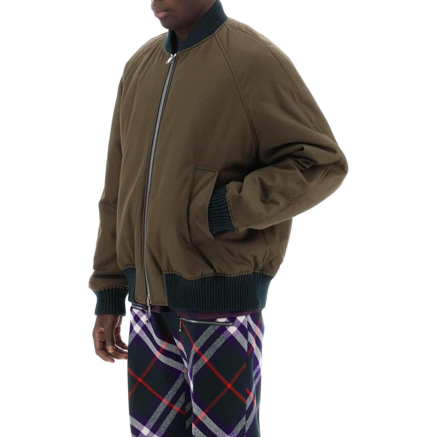 Burberry check reversible bomber jacket Jackets Burberry