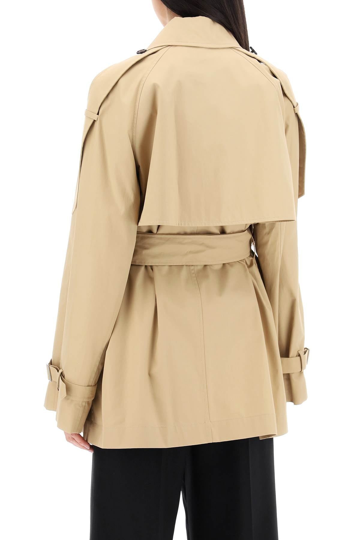 Burberry double-breasted midi trench coat Jackets Burberry