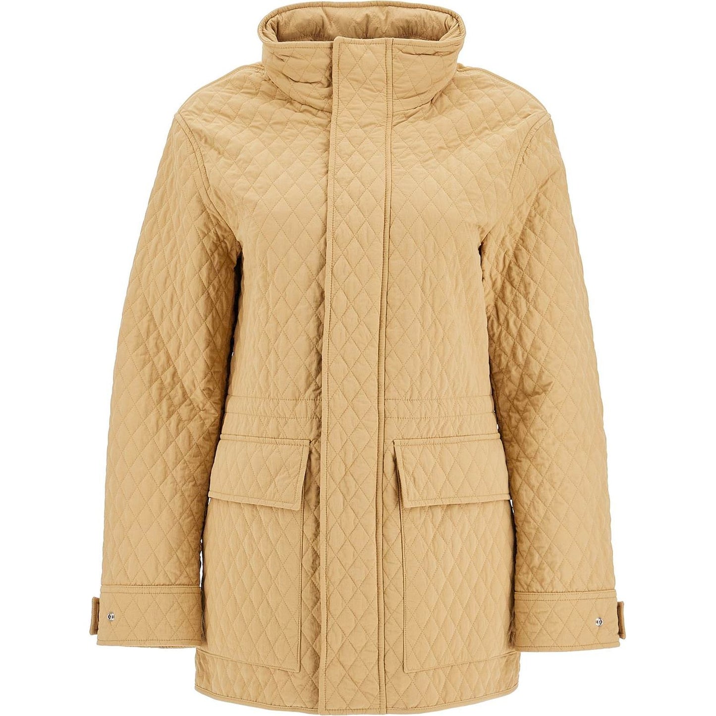 Burberry quilted jacket with removable hood