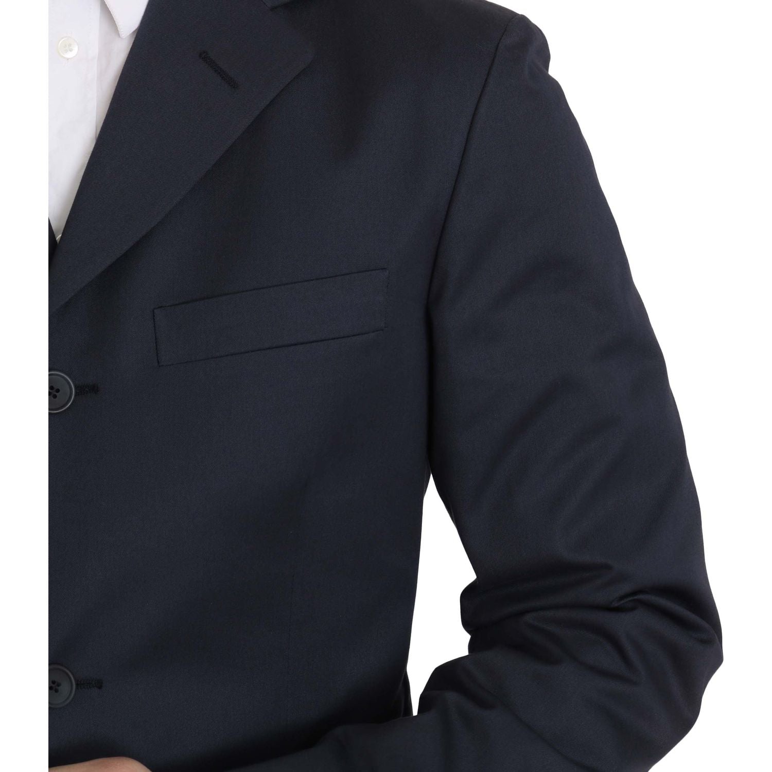 بدلة روميو جيجلي الأنيقة المكونة من قطعتين باللون الأزرق